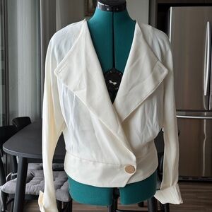 Allure Cream Textured Fabric